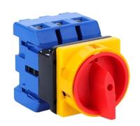 1PCS 11-80A 100A 3/4P Isolator Selector Silver Contact DC Disconnect Load Break ON-OFF Rotary Cam Switch LW30-100(80A 4P)