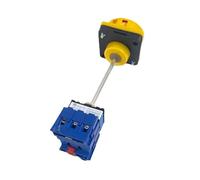 1PCS 11-B Series With Extension Pole Isolator Switch Pad-lock Panel DIN Rail Mount 3/4P On-off Rotary Cam Selector Replace LW30(25A 3P)
