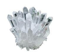1pcs 1100-1200g White Quartz Crystal Cluster