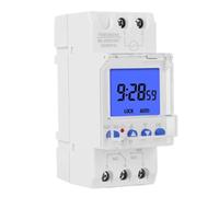 1PCS 110V 220V AC 1 Second To 168 Hours Programmable Electronic Time Clock 16A 30A Big LCD Backlight Display Timer with Lock Function(16A)