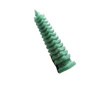 1pcs 12-13cm Green Dongling Stone Green Quartz Crystal Ore Carved Tower
