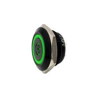 1pcs 12/16/19/22/25/28/30mm Short Stroke Mini Waterproof Metal Push Button Switch Power Led Light Momentary 5V 12V 24V 220V Red Blue(Green,16mm,12v-24v)