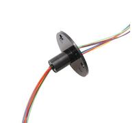 1PCS 12.5mm Dia 8 Channel 1.5A Capsule Slip Ring Conductive Brush 360 Degree Rotating Electric Joint Connector Compatible With Various Devices