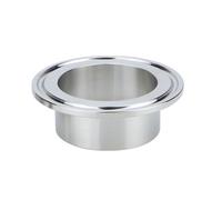 1pcs 12.7-219mm OD Pipe Fittings Weld Ferrule Tri Clamp SUS304 Homebrewing Connector Joint(57mm Ferrule 77.5)