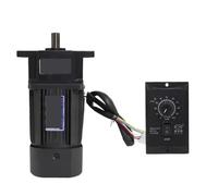 1pcs 120W 110V/220V AC Gear Motor Electric Single-phase Variable Speed Adjustable Controller Governor with Eared Geared Motor(110V)