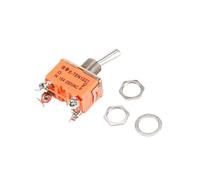 1PCS 1221 Toggle Switch 4PIN Four Feet Two Gears 15A 250V SPST ON-OFF Self-locking Waterproof Cap