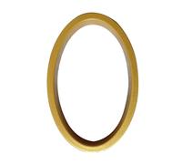 1pcs 127mm Golden Floating Modern House Number Gold Door Home Address Numbers, for House Digital Outdoor Sign Plates 5 Inch 0~9 ABC(0)