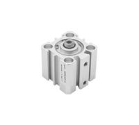 1pcs 12mm Bore Pneumatic Cylinder SDA - Stainless Steel Double Acting Compact Cylinder with Adjustable Stroke Lengths(15mm)
