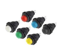 1PCS 12mm Round Head Self Resetting Lockless Switch 2A 125VAC DS-502