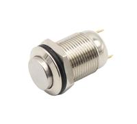 1pcs 12mm Waterproof Momentary High Round Stainless Steel Metal