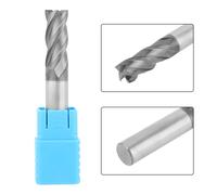 1pcs 12mm X 75mm Straight Shank 4 Flutes Carbide End Mill Tungsten Steel Milling