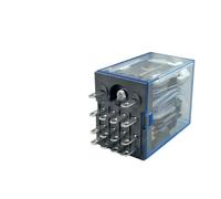 1PCS 12V 24V 110V 220V AC Coil Power Relay 8 Pin 14 Pin HH62P JQX-13F With Socket Base(DC,MY2NJ 24V)