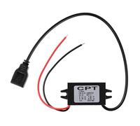 1PCS 12V 24V to 5V DC Converter Car Power Voltage，12V to 5V DC Converter Buck Module USB Output Power Adapter DC Power Adapter Converter DC to DC Regulator Car Power Converter