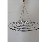 1PCS 13" 33CM Chrome Hanger Centerpiece Chandelier Frame Wedding Christmas Party Crystal Beads Hanging DIY Decoration