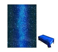 1pcs 137*274cm Children's Space Tablecloth, Waterproof Starry Sky Tablecloth, Space Theme Tablecloth, Party Decoration Tablecloth, Reusable, Suitable For Birthday Parties, Theme Parties, Etc.