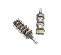 1PCS 148 16 Type 6 Link B50K Power Amplifier Volume Adjustment Potentiometer B50KX6 18-Pin Flower Shaft Length 20MM