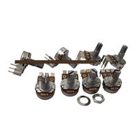 1PCS 148 Type Large Bent Foot Single Link Potentiometer C2.2M A200K A100K B220K A500K B500K Flower Shaft 15mm 3-pin(B500K)