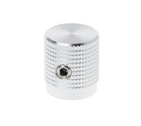1pcs 14x16mm Potentiometer Knob Cap Volume Control Aluminum Encoder Multimedia Speaker Spare Parts For HIFI Audio Amplifier,Sliver-no tape mark