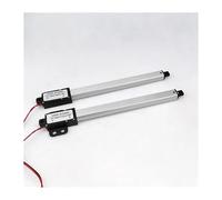 1Pcs 150mm 200mm 12VDC Mirco Linear Actuator 30N 60N 100N 120N 150N electronic starter Controller Eectric Push Rod Putter IINKUEYK(A Type 200mm,150N 4mm s)