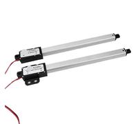1Pcs 150mm 200mm 12VDC Mirco Mini Electric Linear Actuator 30N 60N 100N 120N 150N Motor Controller Eectric Push Rod Putter(A TYPE 150MM_150N 4MM S)