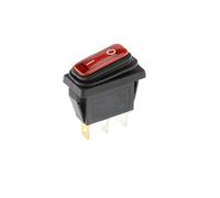 1PCS 15A 250V/20A 125V AC rocker switch KCD3(KCD3-102NW Red)