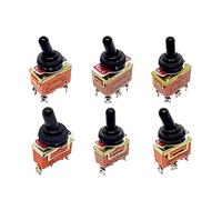 1Pcs 15A 250V KN3C E-TEN1322 1021 1122 1221 1321 6pin Toggle Switch On Off SPST Switch 3pin On Off On DPDT (Color : 1121P ON ON)(1021s on Off)