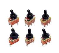 1Pcs 15A 250V KN3C E-TEN1322 1021 1122 1221 1321 6pin Toggle Switch On Off SPST Switch 3pin On Off On DPDT (Color : 1321S ON ON)(1321P ON ON)