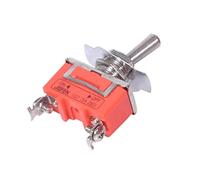 1pcs 15A 250V SPST 2 Terminal ON Off Toggle Switch W E-TEN1021 Waterproof Cap (Color : E-TEN1021)(E-TEN1021)