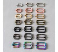 1PCS 15mm 20mm 25mm 32mm 38mm Webbing Metal Buckle Adjuster Tri Glides for Bag Belt Loop Hardware Dog Collar Backpack Clasp-Inner Width 15mm,Antique Brass