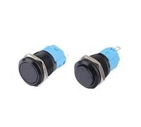 1pcs 16/19/22mm Metal Button Switch 1NO 1NC instantaneous Reset Lock Flat Height Circular 3-pin Terminal(LATCHING FIX-22MM)