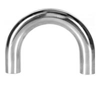 1pcs 16/19/25/32/38/45/51/57/63/76Mm 304 Stainless Steel 180 Degree Welded U-Shaped Elbow, Semi-Circular U Bend Pipe Elbow(45mm x 1.5mm)