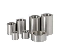 1Pcs 16mm 17mm Bearing Steel Axle Bushing Guide Sleeve - Wear-Resistant Flanged Design for Precision Fit(17x20x10mm)