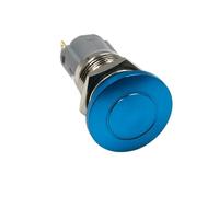 1PCS 16mm 19mm Metal Waterproof Button Switch Emergency Stop Mushroom Head Cap Colorful Green Red Elevator Elevator Escalator(Blue,16MM_LATCHING FIXING)
