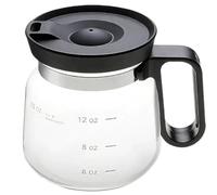 1Pcs 16oz Funny Coffee Pot Mug with Lid Glass Cup Scale Handle Dishwasher Safe