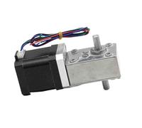 1pcs 17 Stepper Motor Right Angle Worm Gearbox Reducer 18D 2PH 4-Wire Dual Shaft High CNC Machines 3D Printer Robotics(17 to 1,8mm od shaft bracket)