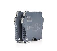 1pcs 18-32VDC Power Isolating Transmitter 0-20ma Analog Input Output galvanic Isolation 24vdc Power Supply 4-20ma Isolator(0-10v in 4-20ma Out)