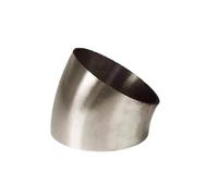 1pcs 19/25/32/34/38/45/51/57/60/63/76mm 304 Stainless Steel Sanitary Weld 30/60 Degree Elbow Pipe Fitting(60 Degree,19mm x 1.5mm)