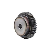 1Pcs 1M 44-100T Bore 6-25mm Spur Gear Transmission Gear, 50 Teeth, Bore 6mm