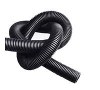 1pcs 1M Black ID14 17 20 23 29 36 48mm Anti-corrosion PP Flexible Corrugated Conduit Tube For Garden,Office(36 * 42.5MM)