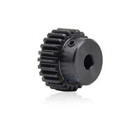 1pcs 1mod Spur Gear Metal Transmission Gear 4-15mm 15/16/17/18/20/24/25/30/35 Tooth Pinion(12.7mm,17 Teeth)