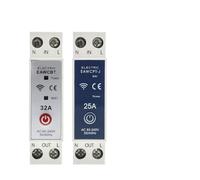 1PCS 1P 1P+N Circuit Breaker Voltage Energy Power KWh Meter Time Relay Switch Life Voice Remote Control(Grey No metering,6A)