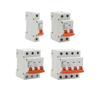 1PCS 1P 2P 3P 4P DC 250V-1000V 10Solar Mi ni Circuit Breaker MCB Fuse PV System Solar Engery 3/6/10/16/20/25/32/40/50/63/80/100/125A(3,50A)