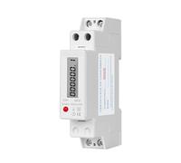 1PCS 1P single-phase digital wattmeter power consumption analog energy meter kWh AC 230V 50Hz 60Hz 60A DIN rail energy meter LCD(Digital)
