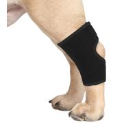 1Pcs 1Pcs Canine Carpal Support, Front Leg Splint With Support Strips Provides Joint Support and Against, Lick Leg Wrap Protector Hock Splint for Fractures, Wound Injury and Sprain Healing(Black, L)