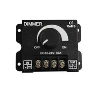 1PCS/1SET RF LED stepless dimmer Switch DC 5V 12V 24V 30A 90A Remote Control Single Color LED Light bar Brightness(12-24V 30A)