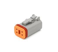 1Pcs 2-12 Hole DT Waterproof With Fixed Flange Connector Insert DT04-2PA-L012 DT06-08SA DT06-6S DT04-6P DT04-08PA DT04-4P(DT06-4S 4P female)