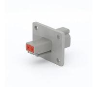 1Pcs 2-12 Hole DT Waterproof With Fixed Flange Connector Insert DT04-2PA-L012 DT06-08SA DT06-6S DT04-6P DT04-08PA DT04-4P(DT04-2P-L012 2P male)