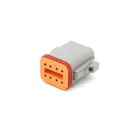 1Pcs 2-12 Hole DT Waterproof With Fixed Flange Connector Insert DT04-2PA-L012 DT06-08SA DT06-6S DT04-6P DT04-08PA DT04-4P(DT06-08SA 8P female)