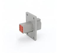 1Pcs 2-12 Hole DT Waterproof With Fixed Flange Connector Insert DT04-2PA-L012 DT06-08SA DT06-6S DT04-6P DT04-08PA DT04-4P(DT04-6P-L012 6P male)