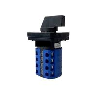 1PCS 2/3/4/5 Position 20A 4 Poles Electrical Universal Changeover Rotary Cam Switch Silver Contacts 26 LW26-20/4(MAN OFF AUTO)